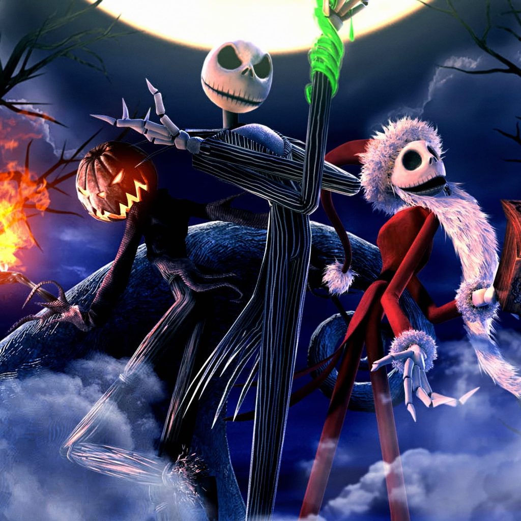 Affisch för specialvisning av The Nightmare Before Christmas