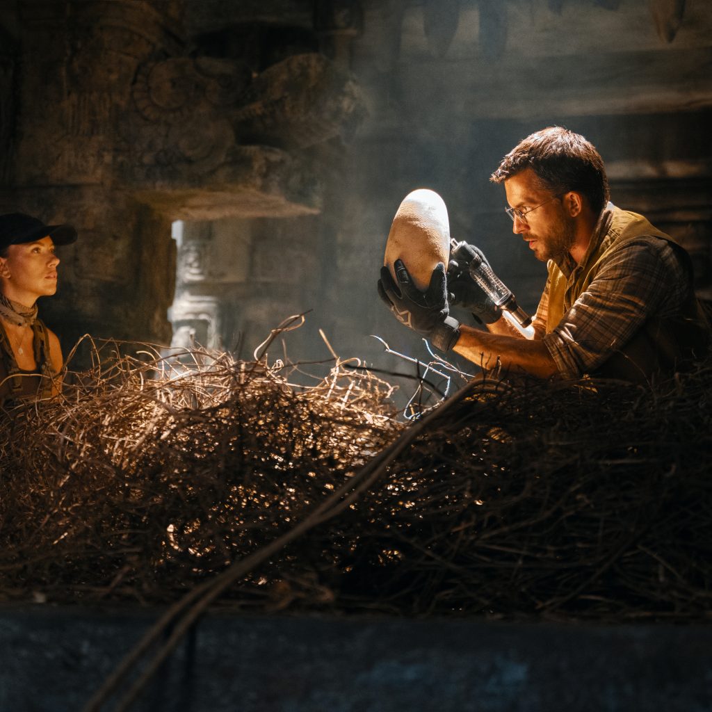 Affisch för specialvisning av Jurassic World Rebirth