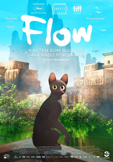 Filmposter för Flow &#8211; Katten som slutade vara rädd för vatten – 2024-11-16T13:00:00