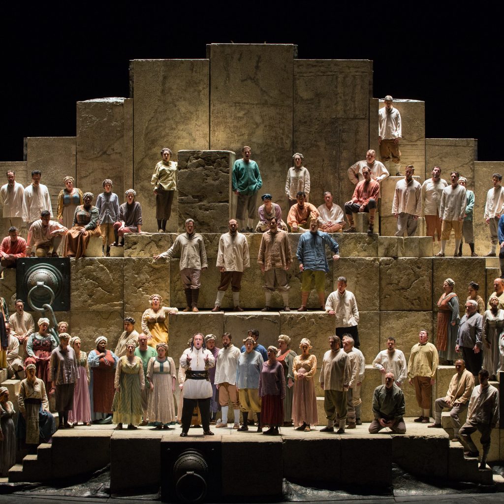 Affisch för specialvisning av Met Opera: Nabucco