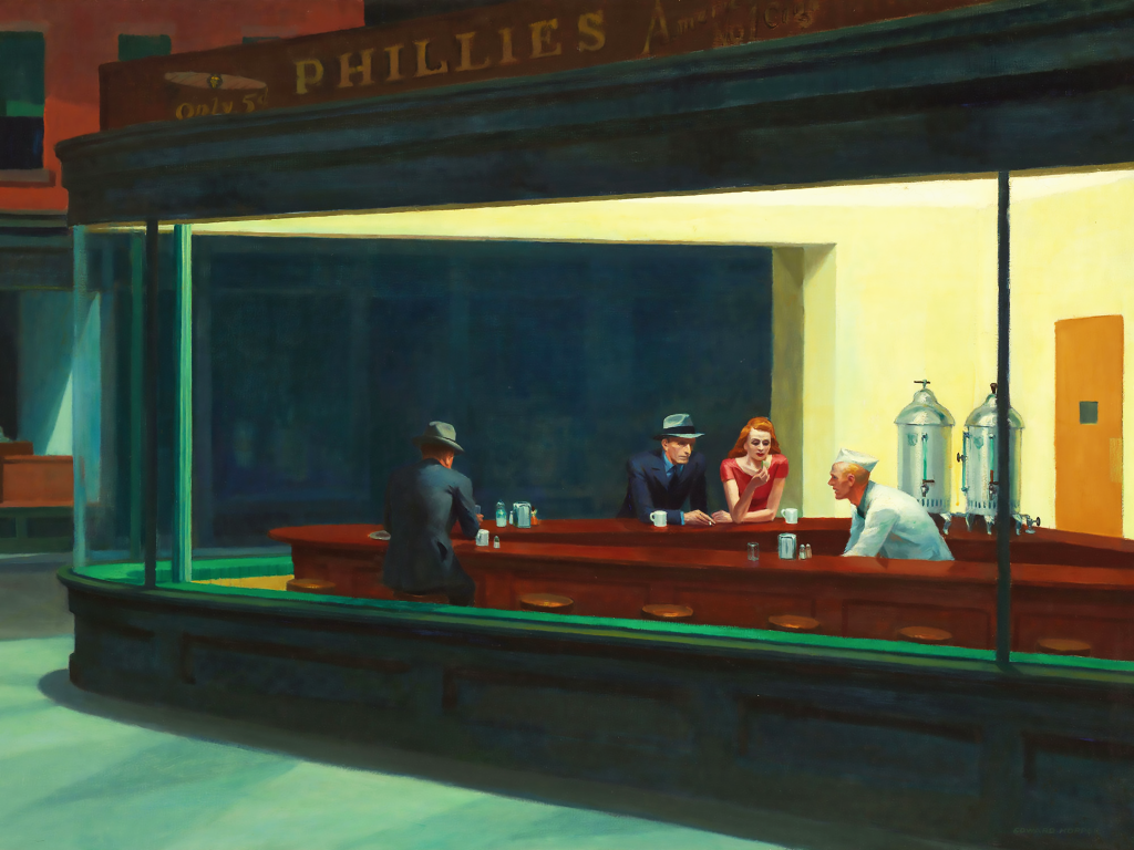 Affisch för specialvisning av Hopper – An American love story