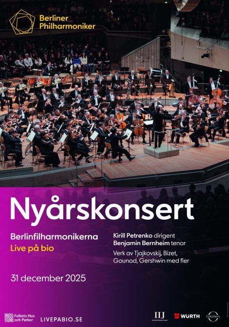 Filmposter för Berlinfilharmonikernas nyårskonsert 2025