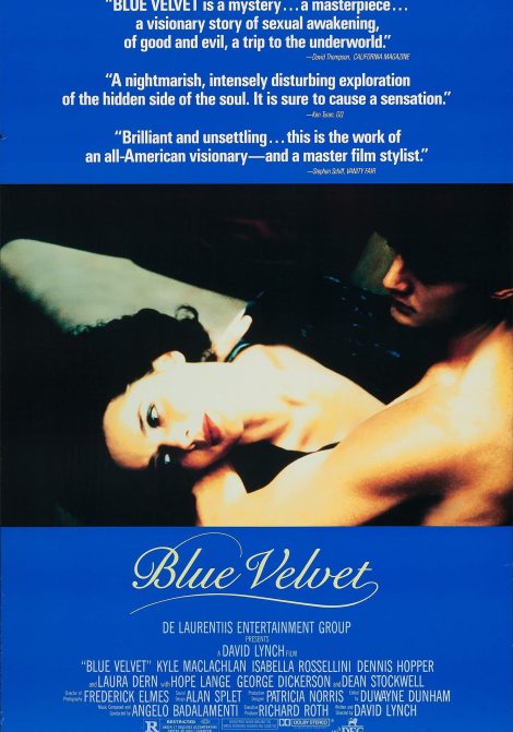 Filmposter för Blue Velvet