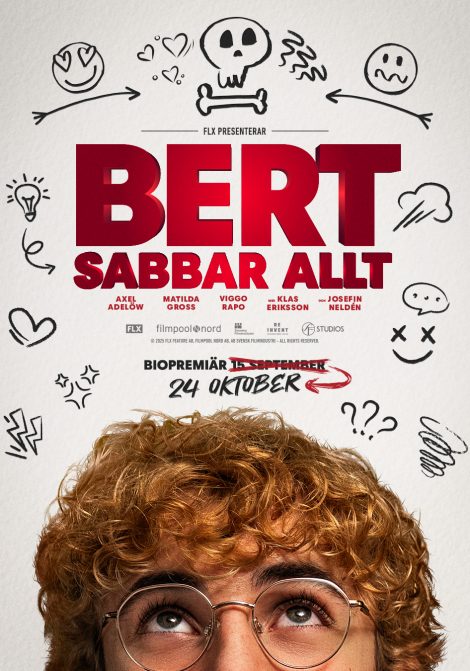 Filmposter för Bert sabbar allt