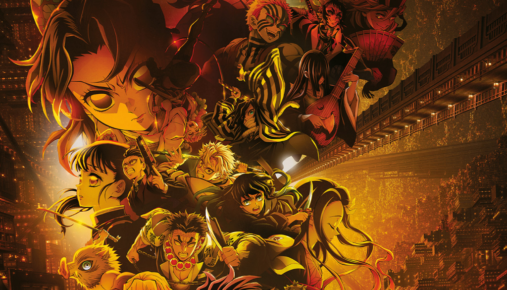 Affisch för specialvisning av Demon Slayer: Kimetsu no Yaiba Infinity Castle