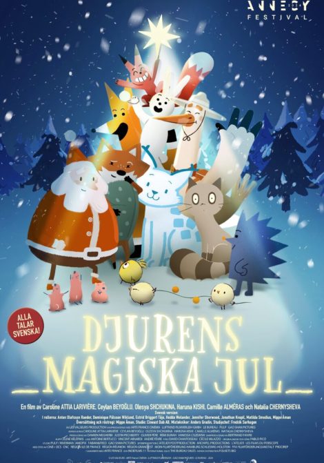 Filmposter för Djurens magiska jul