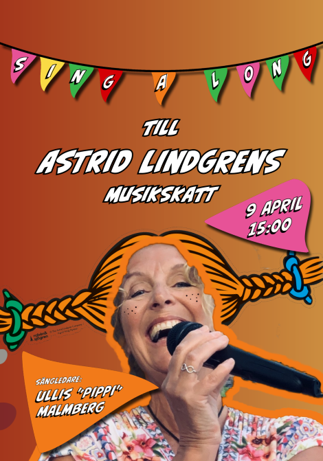 Filmposter för Astrid Lindgren Sing-a-long